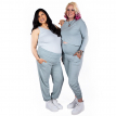 mint jogger pants on two models