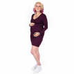 berry maternity dress